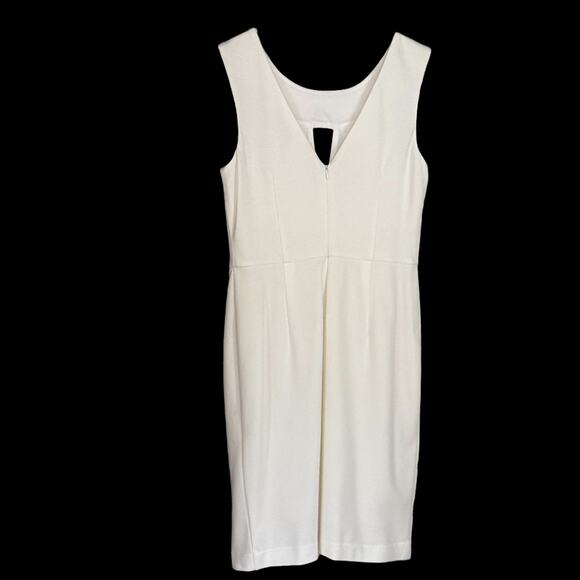 Trina Turk Ivory Neptina Beaded Neckline Cut-Out Dress - Picture 5 of 8